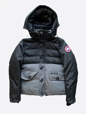 Canada Goose Black & Grey Sporting Life Exclusive Wooland Men's Jacket