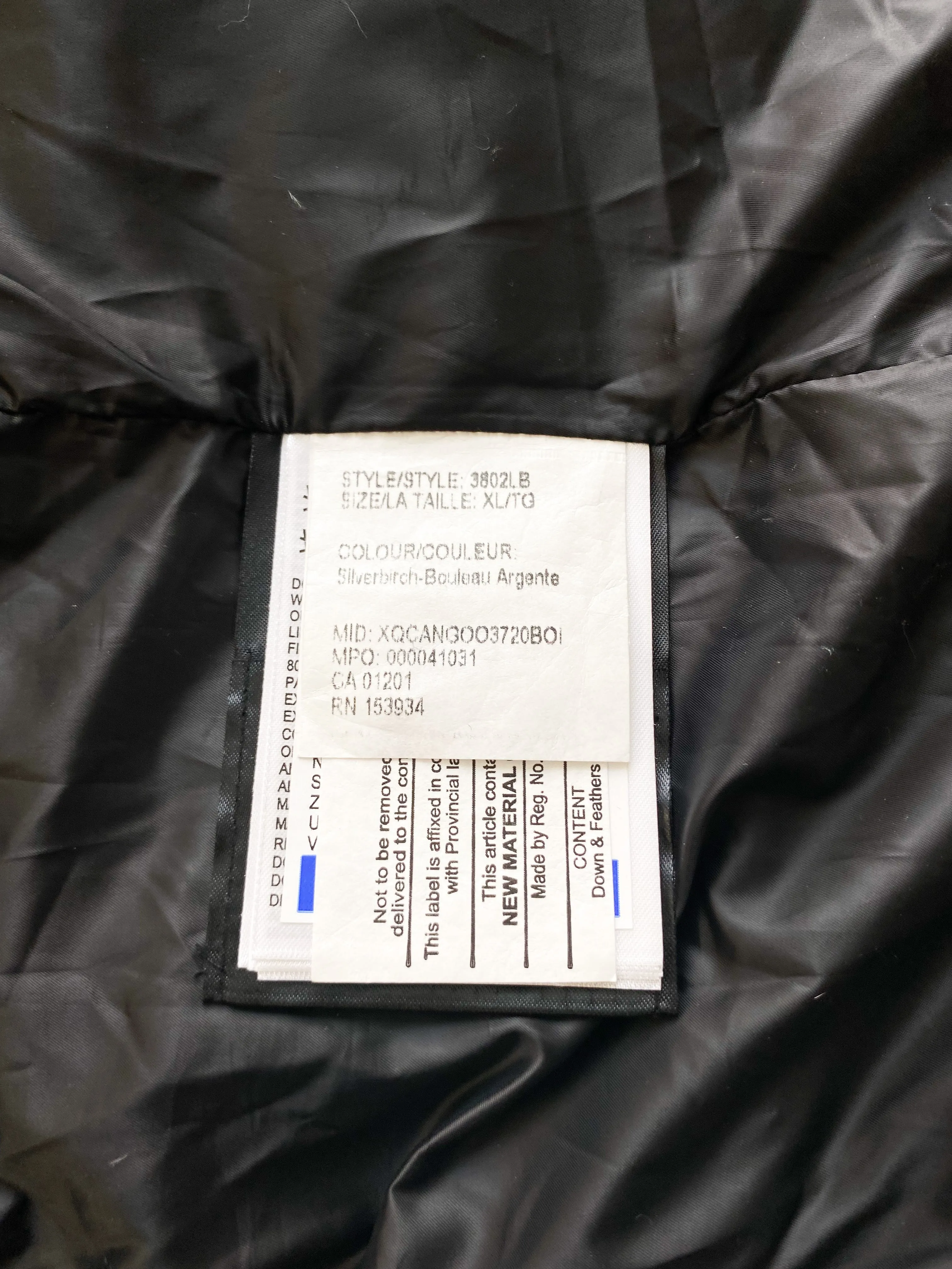 Canada Goose Silverbirch Shelburne Black Label Women's Jacket