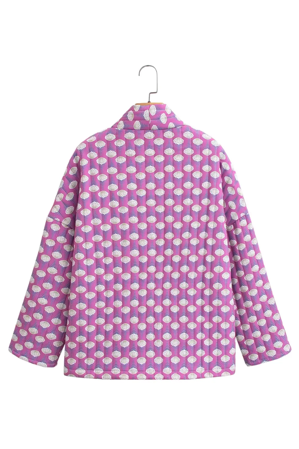'Kim' Open-Front Quilted Cotton Jacket