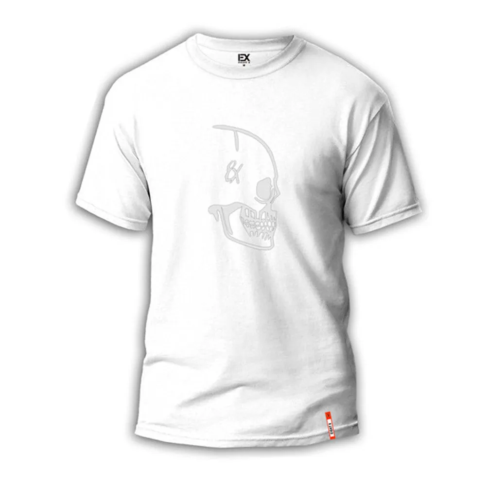 Low Profile Embroidered 8X Street T-Shirt - White