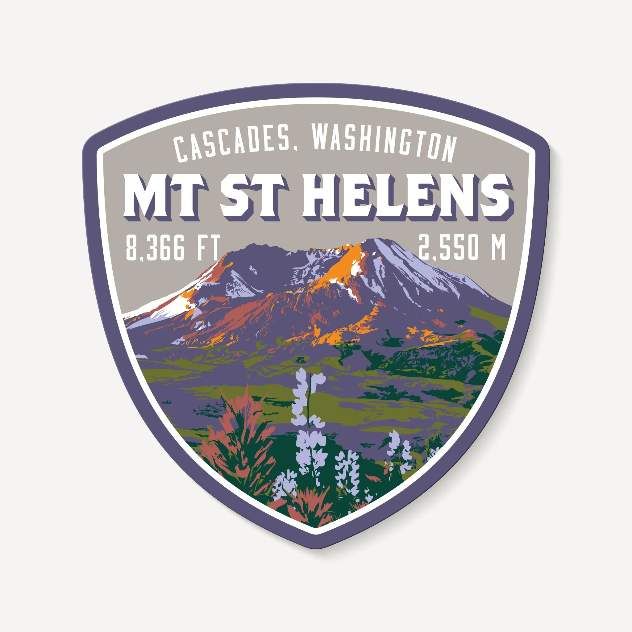 Mt. St. Helens Decal Sticker