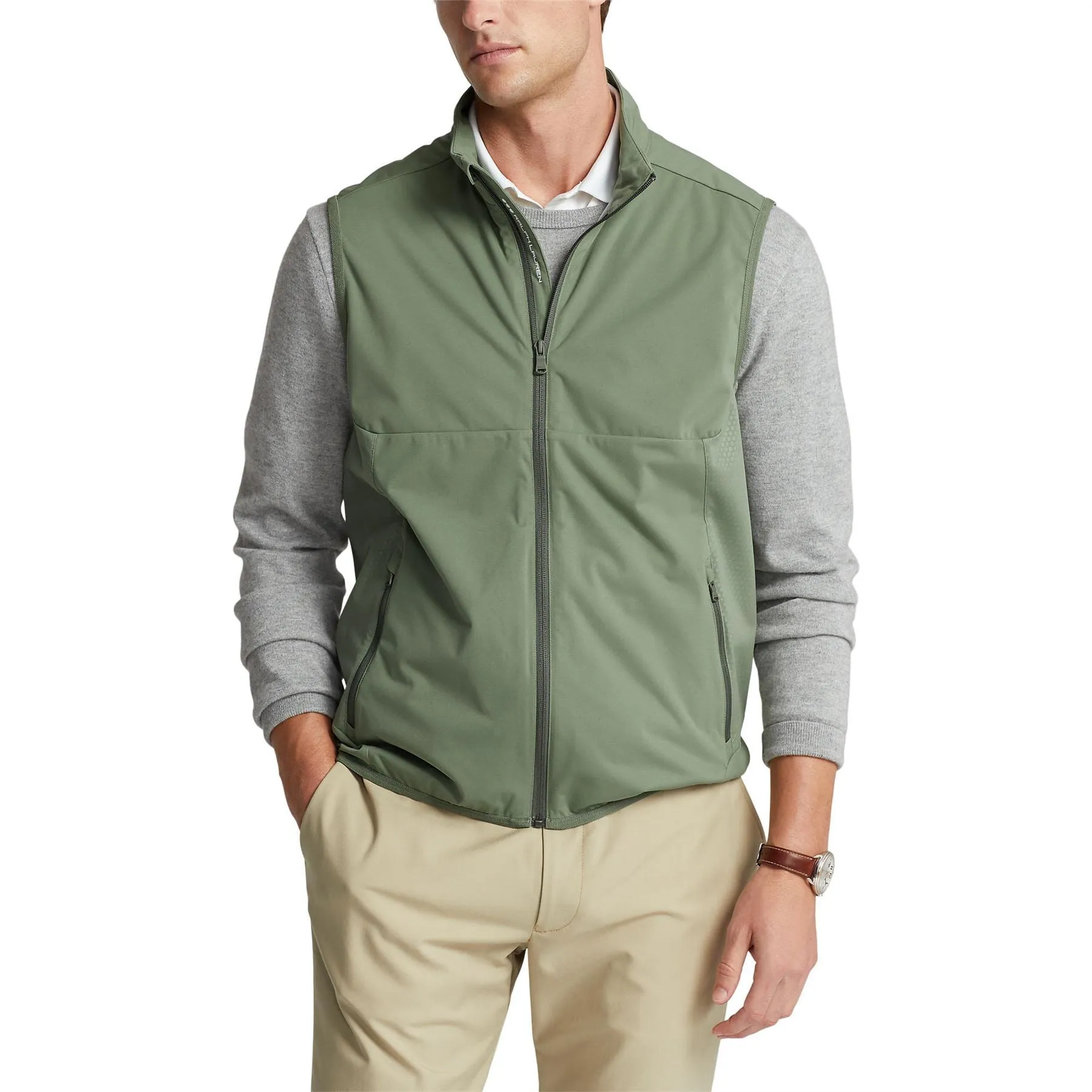 Packable Water-Repellent Vest Cargo Green - AW22