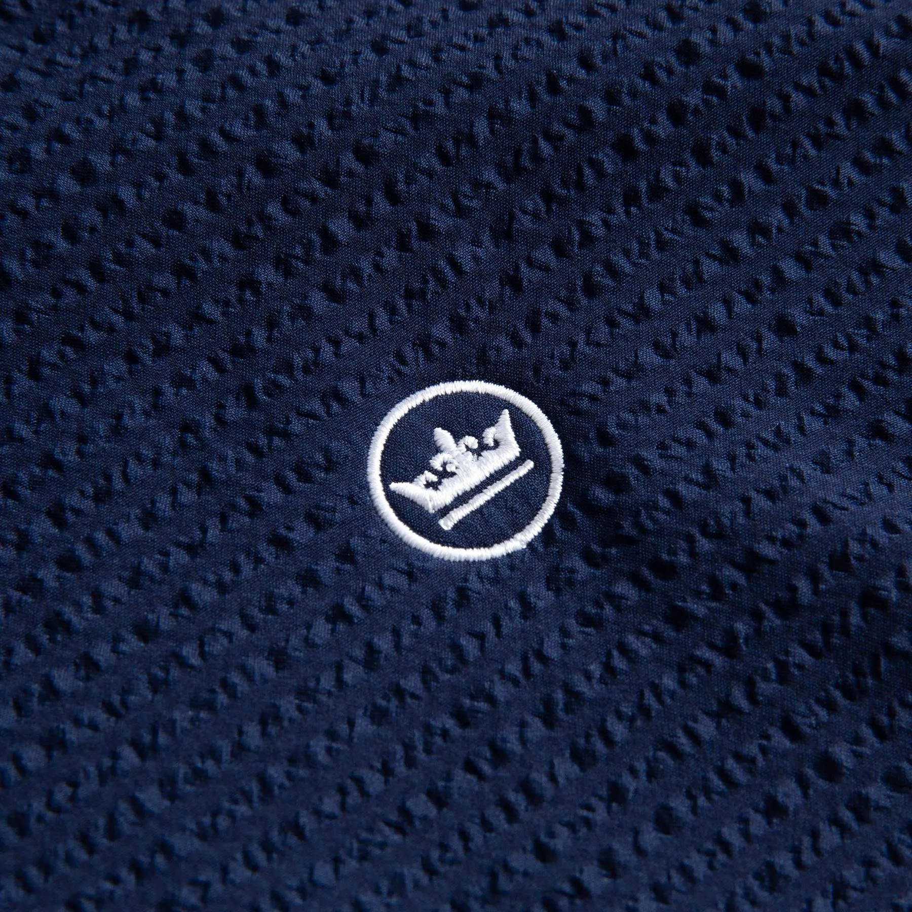 Performance Seersucker Hyb Vest Navy - SS23
