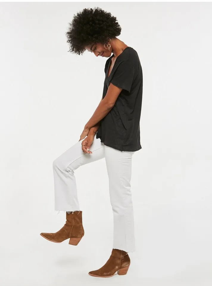 Project Social T Gracias Linen Tee | Black