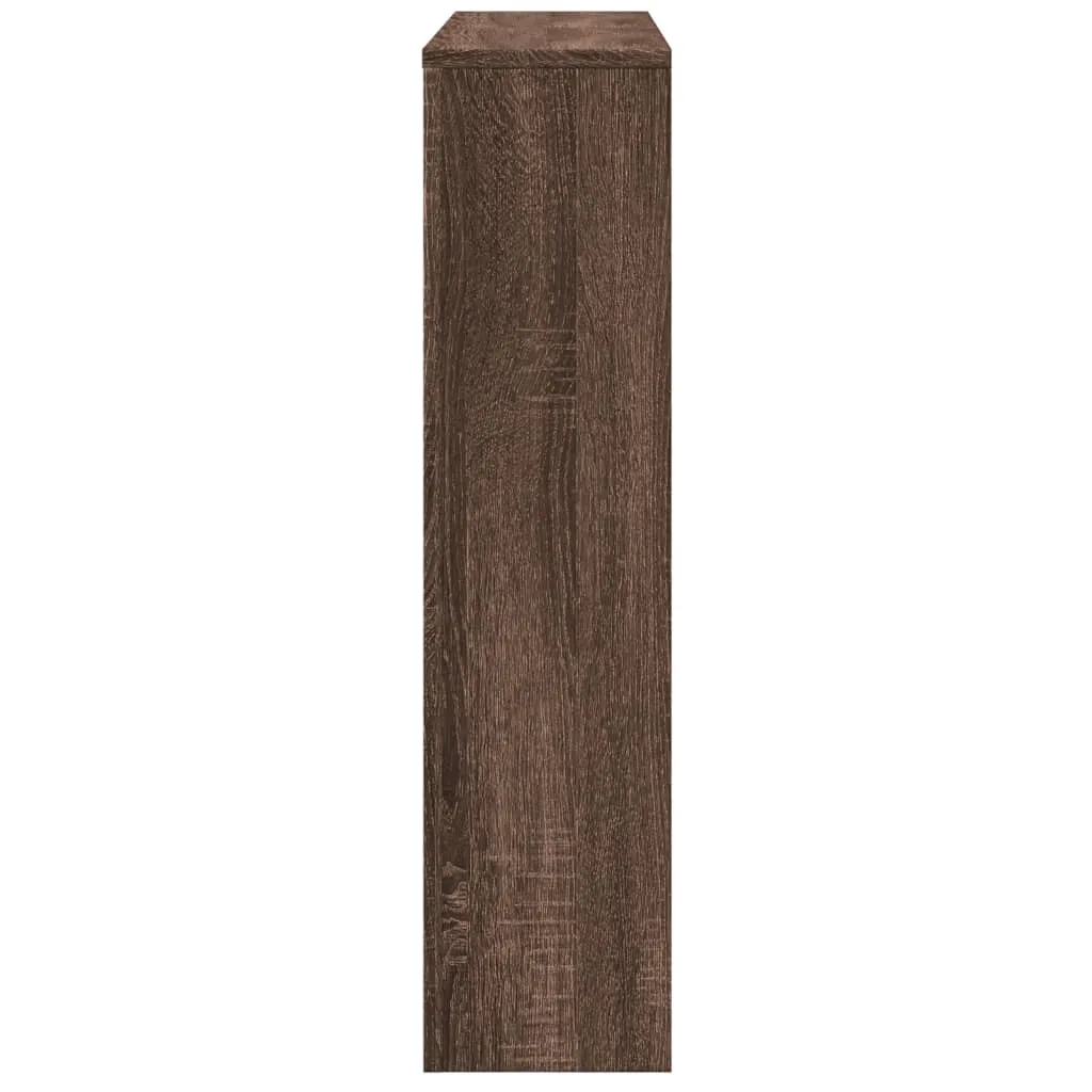 Radiator Cover Brown Oak 175x20x82 cm Engineered Wood