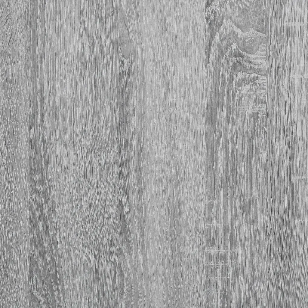 Radiator Cover Grey Sonoma 175x20x82 cm Engineered Wood