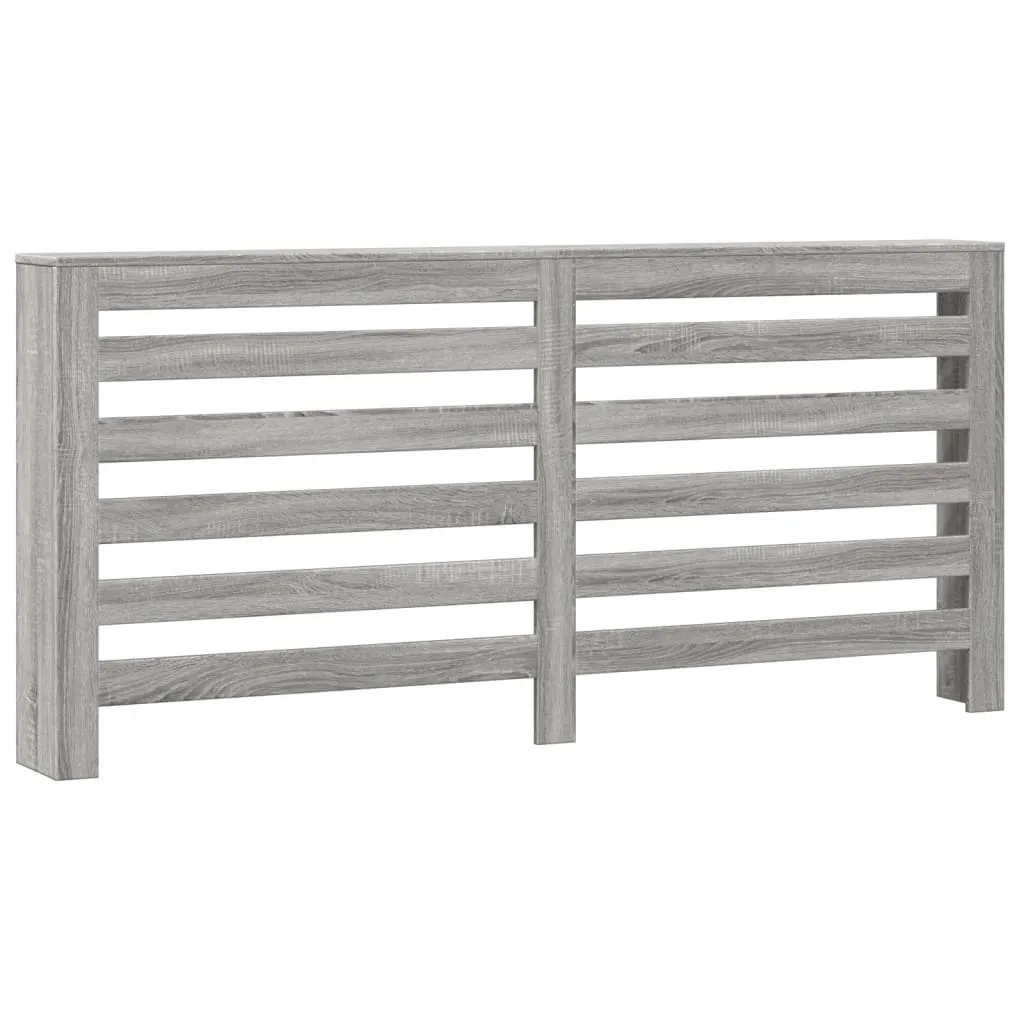 Radiator Cover Grey Sonoma 175x20x82 cm Engineered Wood