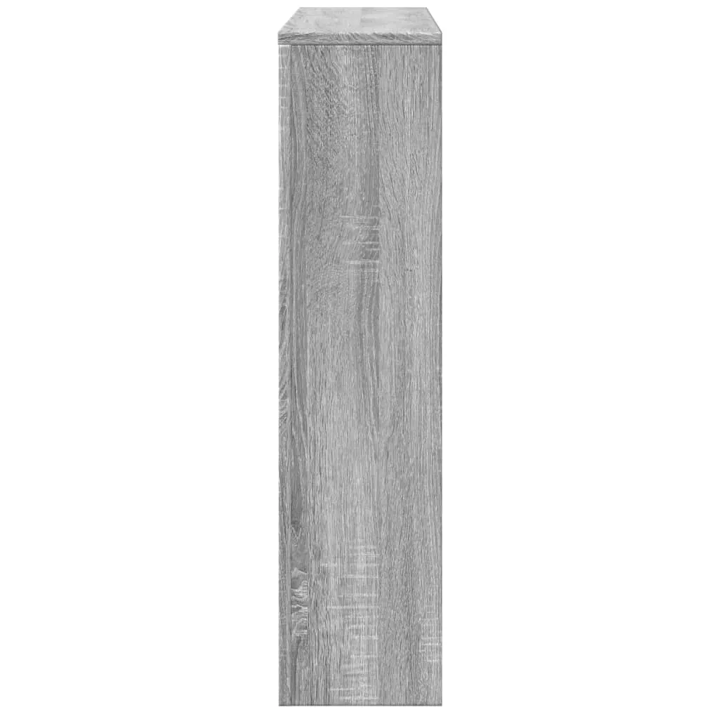 Radiator Cover Grey Sonoma 175x20x82 cm Engineered Wood