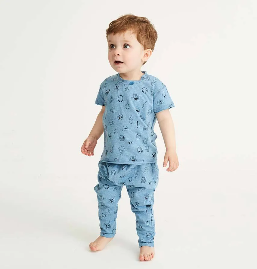 Soft Gallery Ashton T-Shirt – Baby Blue Melange