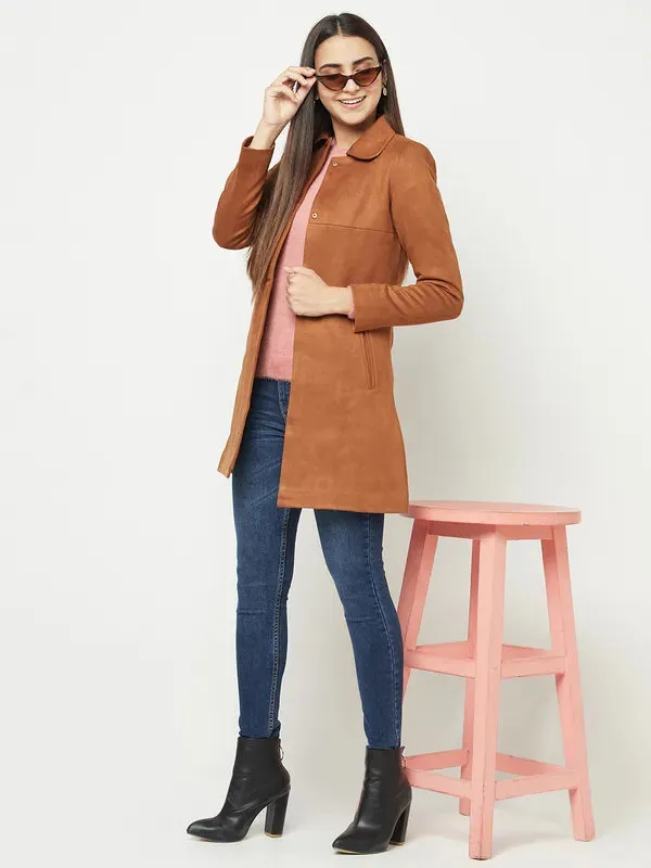 Women Tan Coat