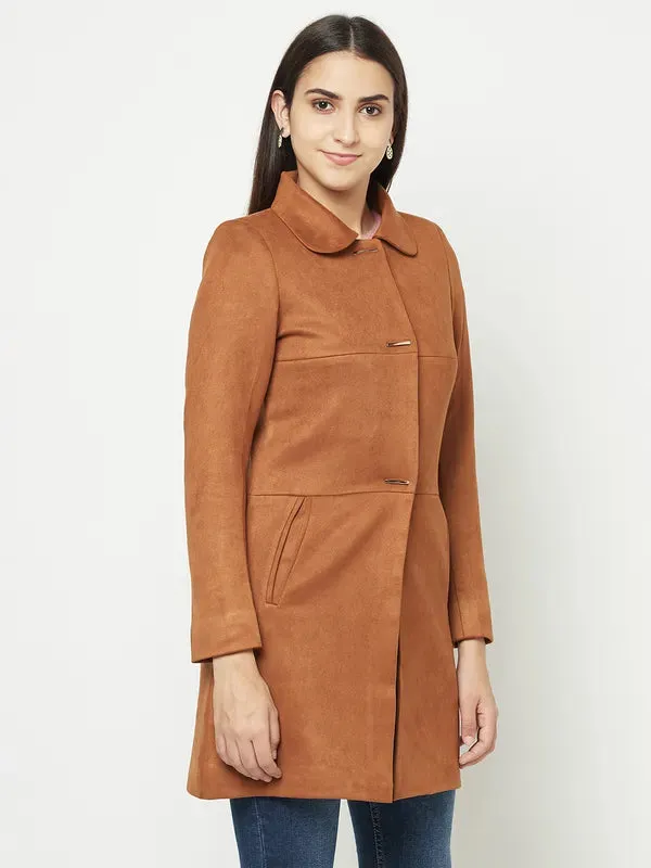 Women Tan Coat