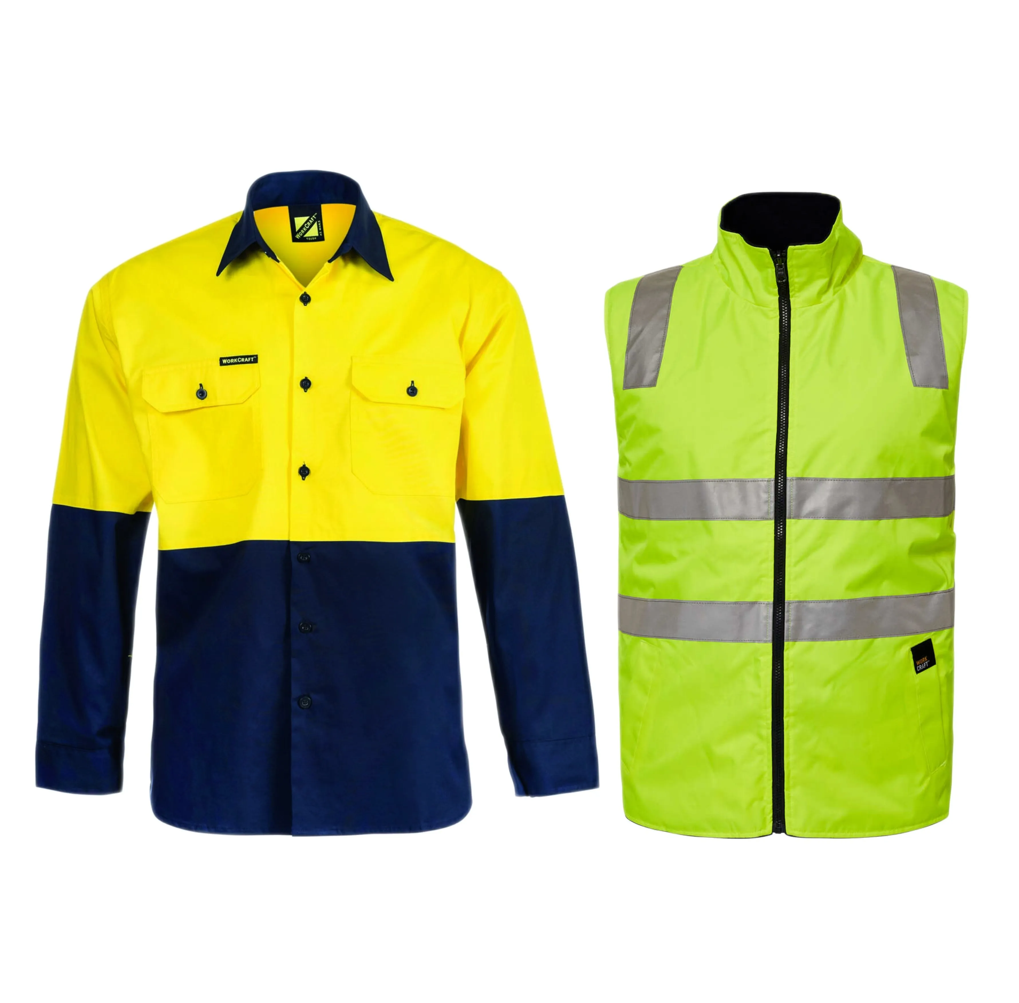 WorkSafe 6 Pack with front embroidery & back vinyl print